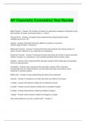 Chemistry Cumulative Exam Bundle