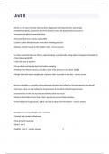 Unit 8 Complete Study Guide With Complete Questions And Answers.