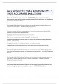 ACE GROUP FITNESS EXAM 2024 WITH 100% ACCURATE SOLUTIONS