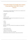 Varcarolis Chapter 35: Family Interventions Exam Questions With 100% Correct Answers