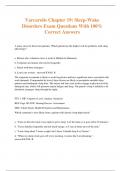 Varcarolis Chapter 19: Sleep-Wake Disorders Exam Questions With 100% Correct Answers