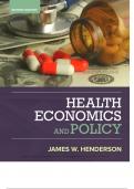 Health Economics and Policy 7th edition James W. Henderson Compress