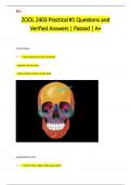 Frontal Bone : - bone that forms the forehead - superior to the eyes - most anterior bone on the skull supraorbital notch : - notch in the ridge of the eye socket 2 Parietal Bone : - the most superior portion of the skull - found on either side of the sku