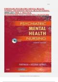 FORTINASH: PSYCHIATRIC MENTAL HEALTH NURSING, 4TH EDITION MENTAL HEALTH NURSING (RNSG 2213 ) PHIL 3 - PRACTICE QUESTIONS(HOUSTON COMMUNITY COLLEGE)2024