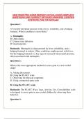 HESI PEDIATRIC EXAM NEWEST ACTUAL EXAM COMPLETE QUESTIONS AND CORRECT DETAILED ANSWERS (VERIFIED ANSWERS) AND RATIONALES,,,Alpha