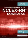 >HESI COMPREHENSIVE REVIEW FOR THE NCELEX-RN EXAMINATION 2024 UPDATE