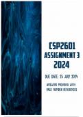 CSP2601 Assignment 3 2024 | 25 July 2024