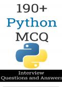 190+ Python Interview Questions and Answers