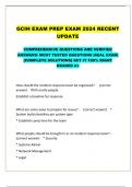 GCIH EXAM PREP EXAM 2024 RECENT UPDATE  COMPREHENSIVE QUESTIONS AND VERIFIED ANSWERS/ MOST TESTED QUESTIONS |REAL EXAM| [COMPLETE SOLUTIONS] GET IT 100% RIGHT GRADED A+,,Alpha