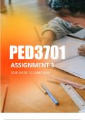 PED3701 Assignment 3 2024 Due 12 June 2024