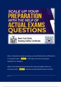 NY Boaters Exam Containing 60 Questions and Answers 2024-2025. 