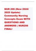 NUR 206 (New 2024/ 2025 Update) Community Nursing Concepts Exam WITH QUESTIONS AND ANSWERS | NUR206 FINAL!                         What side should a patient who has had a liver biopsy be positioned on? - CORRECT ANSW The patient should be positioned on t