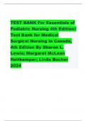   TEST BANK For Essentials of Pediatric Nursing 4th Edition// Test Bank for Medical Surgical Nursing in Canada, 4th Edition By Sharon L. Lewis; Margaret McLean Heitkemper; Linda Bucher 2024                  A 40-year-old male client is alarmed at his rece