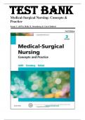 Test Bank for Medical-Surgical Nursing: Concepts & Practice 3rd Edition by Susan C. deWit, Holly K. Stromberg & Carol Dallred