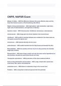 CNPR, NAPSR Exam Questions and Answers 2024( A+ GRADED 100% VERIFIED).