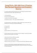 CompTIA A+ 220-1002 Core 2 Practice Test Revised Questions and Answers / Sure A+