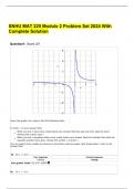 SNHU MAT 225 Module 2 Problem Set 2024 With Complete Solution