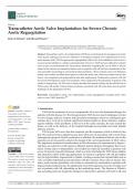 Transcatheter Aortic Valve Implantation for Severe Chronic Aortic.