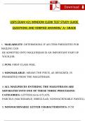 US Postal Service SSA Clerk Study Guide Test 2024 Expected Questions & Revised Correct Answers. (2024 / 2025) 100% Guarantee Pass