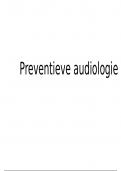 Overzichtsschema's preventieve audiologie