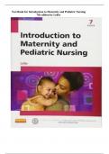 Test Bank for Introduction to Maternity and Pediatric Nursing 7th edition by Leifer 