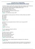 ACLS Post Test ( Updated 2024 ) Complete Questions & Answers (Solved) 100% Correct