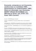 Economie, schaarste en ruil, Economie, marktvormen en marktfalen VWO, Samenwerken en onderhandelen, VWO, Risico en informatie, vwo, Economie, MARKT VRAAG EN AANBOD vwo, Welvaart en Groei, vwo, GTST, vwo Exam 100% Correct!!