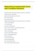 Networking Fundamentals Exam with Complete Solutions.docx