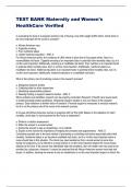 TEST BANK Maternity and Women's  HealthCare Verified      In evaluating the level of a pregnant woman's risk of having a low-birth-weight (LBW) infant, which factor is the most important for the nurse to consider?    a.	African-American race  b.	Cig