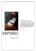 VAP2601 ASSIGNMENT 3 SEM 1 2024