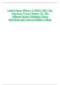 Dallas College United States History I (HIST 1301) The  American Yawp Chapter 26: The Affluent Society Multiple Choice Questions and Answers