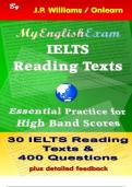 IELTS Reading Texts Essential Practice for  High Band Scores