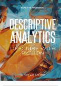 Descriptive Analytics