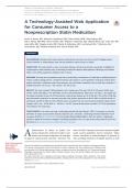 Nonprescription Statin Medication