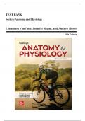 Test Bank - Seeleys Anatomy and Physiology, 13th Edition (VanPutte, 2023) 