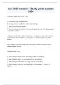 Bundled BCH 3025 Exam 1 Questions and Answers 2024