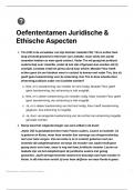 OEFENTENTAMEN Juridische & Ethische Aspecten