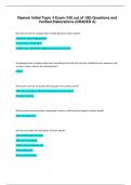 Ryanair Initial Topic 4 Exam (100 out of 100) Questions and Verified Elaborations (GRADED A).