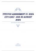 TPF3703 Assignment 51 2024 (571495) - DUE 30 August 2024