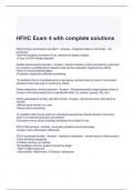 HFHC Exam 4 with complete solutions 2024