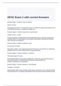 HFHC Exam 3 with correct Answers 100%