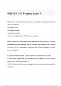 NBSTSA CST Practice Exam A QUESTIONS & ANSWERS 2024 ( A+ GRADED 100% VERIFIED)