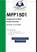 MFP1501 Assignment 2 (QUALITY ANSWERS) 2024