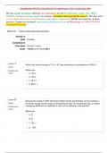 Straighterline PHY250 General Physics I Graded Exam 4 (New Version June 2024)