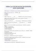 OSHA 510 EXAM WITH QUESTIONS AND ANSWERS.