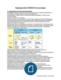 Samenvatting Immunologie