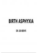 BIRTH ASPHYXIA