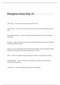 Peregrine Exam Day 12