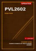 PVL2602 Updated Exam Pack (2024) Oct/Nov [A+ Guaranteed] - Law of Persons