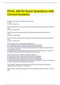 PCOL 355 E2 Exam Questions with Correct Answers.docx